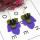 E-5250 3 Colors Flower Cute Acrylic Drop Dangle Earring For Women Jewelry Design