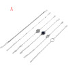 B-0956  6Pcs/Set 2 Styles Bohemian Multilayer Acrylic Beads Bracelets & Bangles Charm Party Jewelry