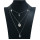 N-7204 Vintage Ethnic Silver Gold Alloy Shell Statement Necklace For Women Fashion Jewerly