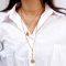 N-7206 Multi-Layer Chain Star Heart Coin Ladies Elegant Necklace Pendant Necklace