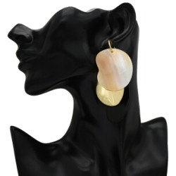 E-5253 Fashion Shell Acrylic Drop Earrings for Women Bridal Wedding Party Jewelry Gift