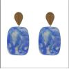 E-5258  6 Colors Gold Metal Acrylic Dangle Earrings For Women Wedding Party  Jewelry Design