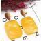 E-5258  6 Colors Gold Metal Acrylic Dangle Earrings For Women Wedding Party  Jewelry Design