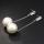 E-5256 2 Style Gold Silver Metal Artificial Pearls Dangle Earrings For Women Girl