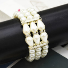 B-0958  4 Styles Fashion Multilayer Pearl Bracelet and Bangle for women Jewelry Design