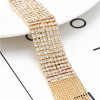 N-7212 Silver Gold Long Tassel Rhinestone Alloy Necklace for Woman Jewelry Design