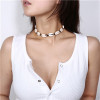 N-7217 3 Colors Shell String Rope Collar Necklace for Women Jewelry Design
