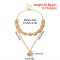 N-7216 Summer Beach Turkish Silver Gold Shell Statement Necklace for Women's Jewelry Design