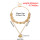 N-7216 Summer Beach Turkish Silver Gold Shell Statement Necklace for Women's Jewelry Design