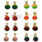 E-5269 Simple 8 Colors Gold Alloy Shell Shaped Drop Dangle Earrings For Women