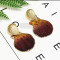 E-5269 Simple 8 Colors Gold Alloy Shell Shaped Drop Dangle Earrings For Women