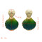 E-5269 Simple 8 Colors Gold Alloy Shell Shaped Drop Dangle Earrings For Women