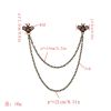P-0435  3 Colors Vintage Rhinestone Bee Brooches For Women Shirt Collar Party Accessories