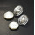 E-5272 Korean Fashion Gold Silver Metal Simulated Pearl Drop Earrings Statement for Women Girl Party Jewelry