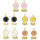 E-5279 Handmade Woven Cotton Natural Sea Shell Drop Dangle Earrings for Women Girl Summer Beach Party Jewelry