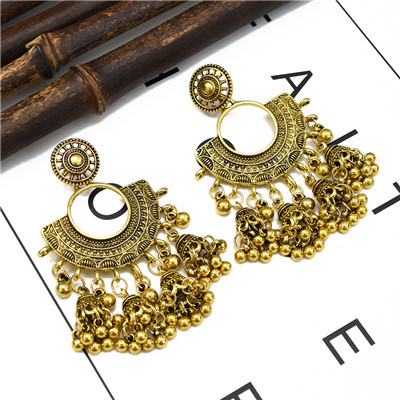 E-5284  4 Styles Indian Zamak Bell Tassel Earring for Women Jewelry Design