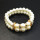 B-0967 Korean Fashion Double Row Faux Pearl Crystal Bracelet and Bangle for women Jewelry Design