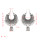 E-5296 Vintage Silver Gold Color Drop Dangle Earring Zamak Bells Tassel Statement Earring for Women Indian Party Jewelry