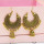 E-5296 Vintage Silver Gold Color Drop Dangle Earring Zamak Bells Tassel Statement Earring for Women Indian Party Jewelry