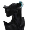 E-5297  2 Colors Claw Shape Rhinestone Outer Auricle Cuff Earring for Woman Jewelry Design