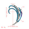 E-5297  2 Colors Claw Shape Rhinestone Outer Auricle Cuff Earring for Woman Jewelry Design