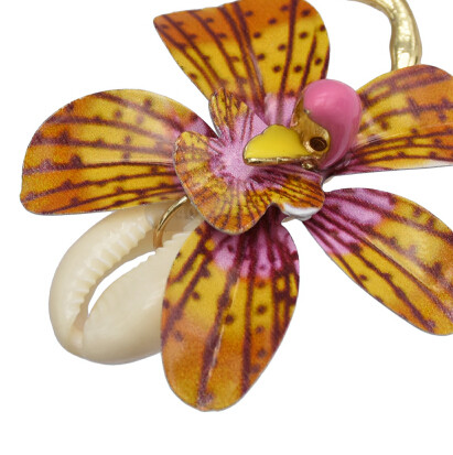 E-5298 Fashion Summer Sea Style Natural Shell Big Flower Pendant Earrings for Women's Jewelry Design
