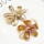 E-5298 Fashion Summer Sea Style Natural Shell Big Flower Pendant Earrings for Women's Jewelry Design