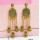 E-5307 Vintage Silver Gold Color Zamak Gypsy Indian Bells Long Tassel Statement Earrings For Women Boho Jewelry