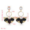 E-5315  5 Colors Fashion Youth Rattan Pearl Sea Shell Beach Earrings Drop Dangle Earring for Woman