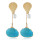E-5316  5 Colors  Bohemia Pearl Earrings Sea Shell Beach Earrings Drop Dangle Earring for Woman