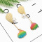 E-5316  5 Colors  Bohemia Pearl Earrings Sea Shell Beach Earrings Drop Dangle Earring for Woman