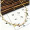 N-7234  2 Style Ethnic Beach Natural Sea Shell Rope Chain Necklace Choker For Women Jewerly