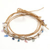 N-7234  2 Style Ethnic Beach Natural Sea Shell Rope Chain Necklace Choker For Women Jewerly