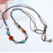 N-7234  2 Style Ethnic Beach Natural Sea Shell Rope Chain Necklace Choker For Women Jewerly