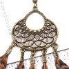 E-5320  2 Styles Vintage Bronze Alloy Feather National Style Earring for Woman Jewellry Bohemian Jewelry