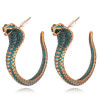 E-5321  2 Styles Vintage Bronze Snake Eagle Shape Earrings for Women Boho Punk Party Jewelry