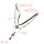 N-7232 Multi-Layer Star Beads Rhinestone crystal Leather Chain Necklace Choker For Women Party Gifts Jewelry