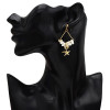 E-5330  5 Colors Sea Shell Beach Earrings Gravel Tassel Drop Dangle Earring for Woman