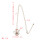 N-7235 Fashion Gold Chain Pearl Rhinestone Round Moon Shape Pendant Necklaces for Women Boho Party Jewelry