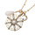 N-7235 Fashion Gold Chain Pearl Rhinestone Round Moon Shape Pendant Necklaces for Women Boho Party Jewelry