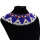 N-7237 African Multicolor Beaded Statement Necklace For Women Hand-Woven Beads Maasai Necklace Ethnic Style Jewelry