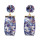 E-5342 4 Colors Fashion Geometric Big Circle Acrylic Drop Earrings for Women Ladies Wedding Party Jewelry