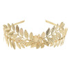 F-0651  Fashion Greece Gold Silver Plated Alloy Hairband Leaf Shape Girls Bride Headband Wedding Hair Jewelry