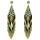 E-5344 *Fashion Acrylic Beads Tassel Drop Earrings Female Bridal Wedding Party Jewelry