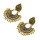 E-5346 Vintage Silver Gold Plated Zamak Indian Bells Tassel Earrings For Women Ethnic Jewellry
