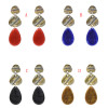 E-5347   4 Colors Fashion Big Acrylic Statement Water Drop Earrings for Women Wedding Party Jewelry