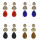 E-5347   4 Colors Fashion Big Acrylic Statement Water Drop Earrings for Women Wedding Party Jewelry