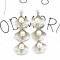 E-5353  2 Colors  Bohemia Pearl Earrings Sea Shell Beach Earrings Drop Dangle Earring for Woman