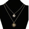 N-7248  2 Styles Gold Alloy Rhinestone Star Key Pendant Necklaces for Women Wedding Party Jewelry Gift