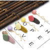 F-0657  2Pcs/Set Korean Style Girl Gold Metal Acrylic Hair Clip Barrettes Hairpins for Women Party Hair Accessories